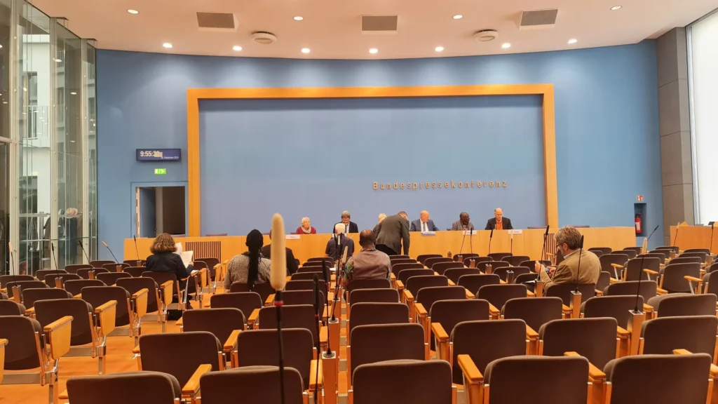 Saal der Bundespressekonferenz, Berlin, 30. September 2024